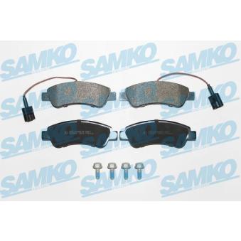 Jeu de 4 plaquettes de frein arrière SAMKO OEM 1614412180 Jeu de 4 plaquettes de frein arrière SAMKO OEM 1614412180