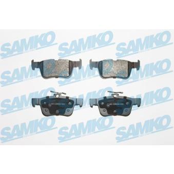 Jeu de 4 plaquettes de frein arrière SAMKO [5SP1915]