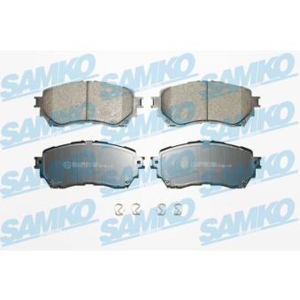 Jeu de 4 plaquettes de frein avant SAMKO OEM g4ya3328z