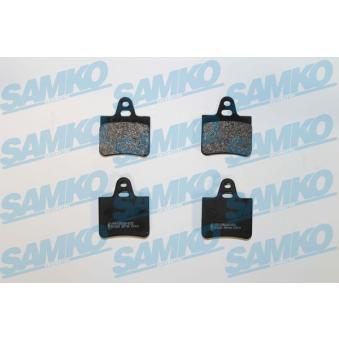 Jeu de 4 plaquettes de frein arrière SAMKO [5SP194]