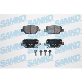 Jeu de 4 plaquettes de frein arrière SAMKO [5SP1951]