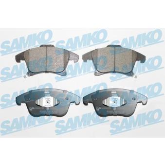 Jeu de 4 plaquettes de frein avant SAMKO 5SP1977 pour FORD S-MAX 2.0 TDCi - 150cv