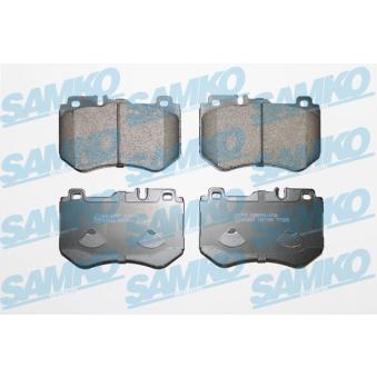 Jeu de 4 plaquettes de frein avant SAMKO OEM 0084201720