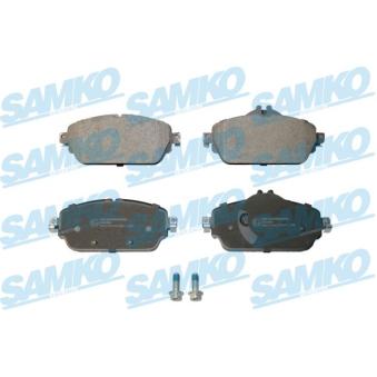 Jeu de 4 plaquettes de frein avant SAMKO OEM 0004208700