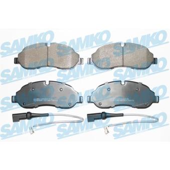 Jeu de 4 plaquettes de frein avant SAMKO OEM 2005967