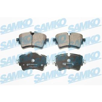 Jeu de 4 plaquettes de frein avant SAMKO OEM 34106874034