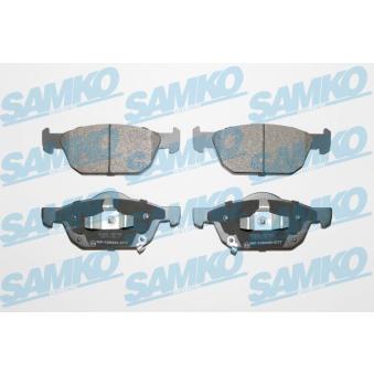 Jeu de 4 plaquettes de frein avant SAMKO [5SP1991]