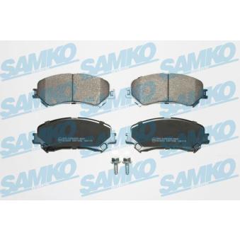 Jeu de 4 plaquettes de frein avant SAMKO [5SP1996]