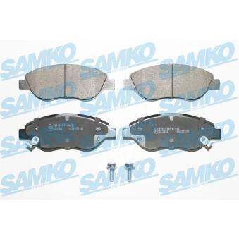 Jeu de 4 plaquettes de frein avant SAMKO OEM 77367623