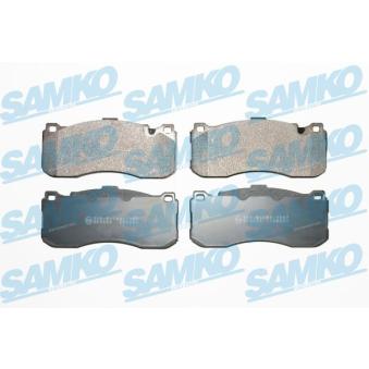 Jeu de 4 plaquettes de frein avant SAMKO [5SP2017]