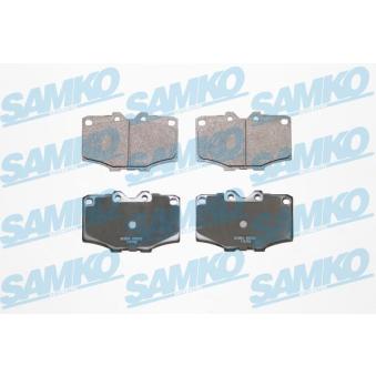 Jeu de 4 plaquettes de frein avant SAMKO OEM 0446535170