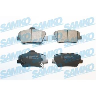 Jeu de 4 plaquettes de frein avant SAMKO OEM 581013VA90