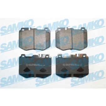 Jeu de 4 plaquettes de frein avant SAMKO OEM A0084201820