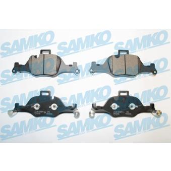 Jeu de 4 plaquettes de frein avant SAMKO OEM 6883469