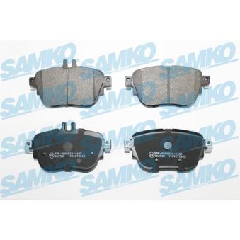 Jeu de 4 plaquettes de frein arrière SAMKO [5SP2042]