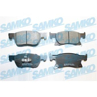 Jeu de 4 plaquettes de frein avant SAMKO OEM 95526566