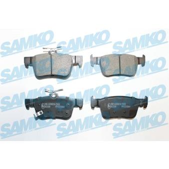Jeu de 4 plaquettes de frein arrière SAMKO OEM 43022TGNG02