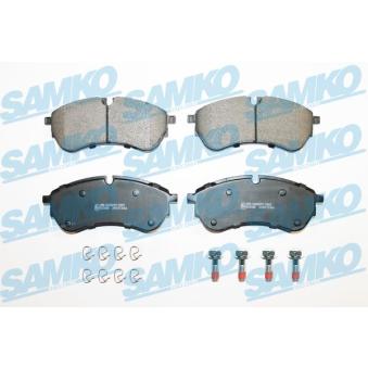 Jeu de 4 plaquettes de frein SAMKO OEM 2N0698151
