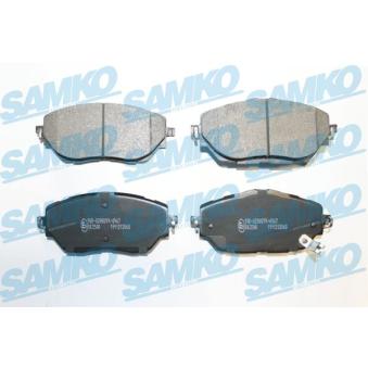Jeu de 4 plaquettes de frein avant SAMKO OEM 04465F4010