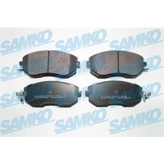 Jeu de 4 plaquettes de frein avant SAMKO OEM SU00304089