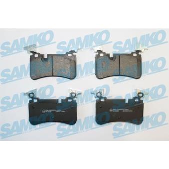 Jeu de 4 plaquettes de frein arrière SAMKO OEM 0054204120