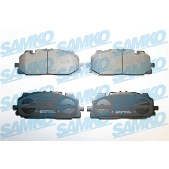 Jeu de 4 plaquettes de frein avant SAMKO OEM 4K0698151C