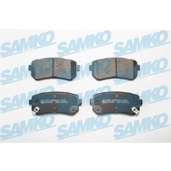 Jeu de 4 plaquettes de frein arrière SAMKO OEM 583021YA30 Jeu de 4 plaquettes de frein arrière SAMKO OEM 583021YA30