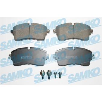 Jeu de 4 plaquettes de frein avant SAMKO OEM JDE39759