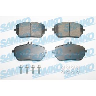 Jeu de 4 plaquettes de frein avant SAMKO 5SP2136 pour MERCEDES-BENZ CLASSE A A 200 d - 150cv