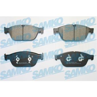 Jeu de 4 plaquettes de frein avant SAMKO [5SP2140]