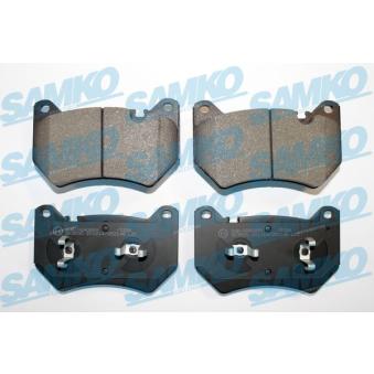 Jeu de 4 plaquettes de frein avant SAMKO [5SP2146]
