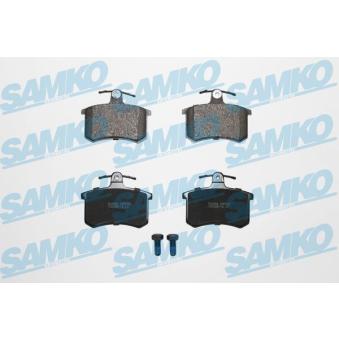 Jeu de 4 plaquettes de frein arrière SAMKO [5SP215]