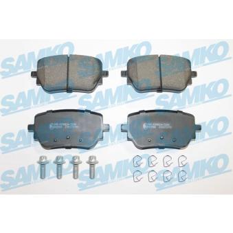 Jeu de 4 plaquettes de frein arrière SAMKO [5SP2152]