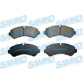 Jeu de 4 plaquettes de frein arrière SAMKO [5SP2176]