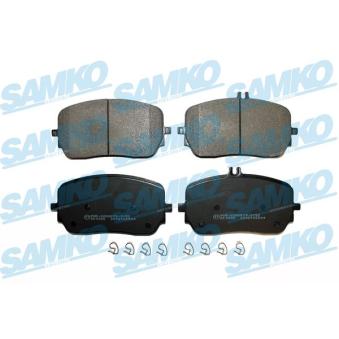 Jeu de 4 plaquettes de frein avant SAMKO OEM 0004201003 Jeu de 4 plaquettes de frein avant SAMKO OEM 0004201003