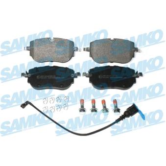 Jeu de 4 plaquettes de frein avant SAMKO 5SP2260A pour FORD SIERRA 77 e-boost - 231cv