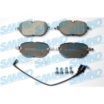 Jeu de 4 plaquettes de frein avant SAMKO 5SP2261A pour FORD SIERRA 77 e-boost - 231cv