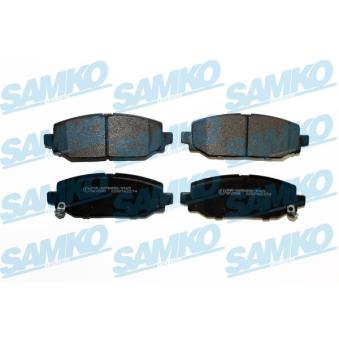 Jeu de 4 plaquettes de frein arrière SAMKO OEM K68386838AA Jeu de 4 plaquettes de frein arrière SAMKO OEM K68386838AA