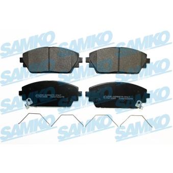 Jeu de 4 plaquettes de frein avant SAMKO OEM BCYB3328Z