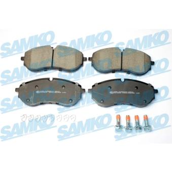 Jeu de 4 plaquettes de frein avant SAMKO 5SP2308 pour VOLKSWAGEN CRAFTER e-Crafter - 136cv
