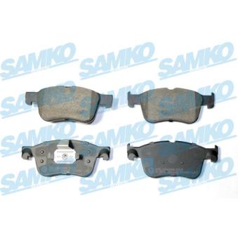 Jeu de 4 plaquettes de frein avant SAMKO OEM KTJX612K021AED