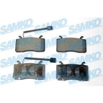 Jeu de 4 plaquettes de frein avant SAMKO OEM 77368321