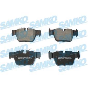 Jeu de 4 plaquettes de frein avant SAMKO [5SP2369]