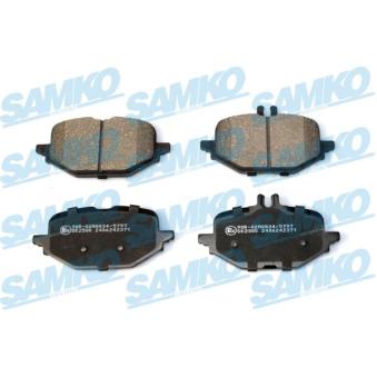 Jeu de 4 plaquettes de frein arrière SAMKO OEM A0004201304 Jeu de 4 plaquettes de frein arrière SAMKO OEM A0004201304