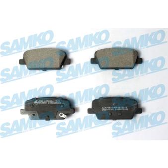 Jeu de 4 plaquettes de frein arrière SAMKO OEM 58302S8A50 Jeu de 4 plaquettes de frein arrière SAMKO OEM 58302S8A50