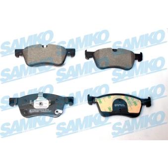Jeu de 4 plaquettes de frein avant SAMKO [5SP2387]