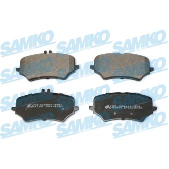 Jeu de 4 plaquettes de frein avant SAMKO [5SP2403]