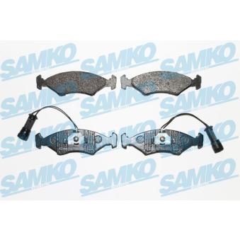 Jeu de 4 plaquettes de frein avant SAMKO [5SP242]