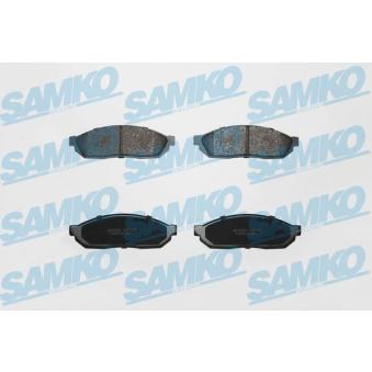 Jeu de 4 plaquettes de frein avant SAMKO OEM 91128990