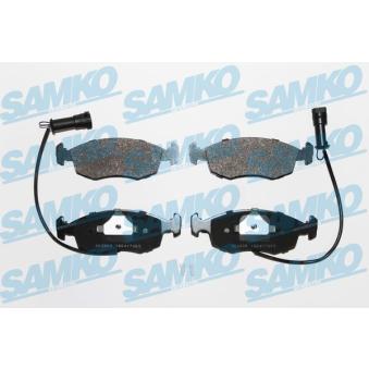 Jeu de 4 plaquettes de frein avant SAMKO OEM 5023999